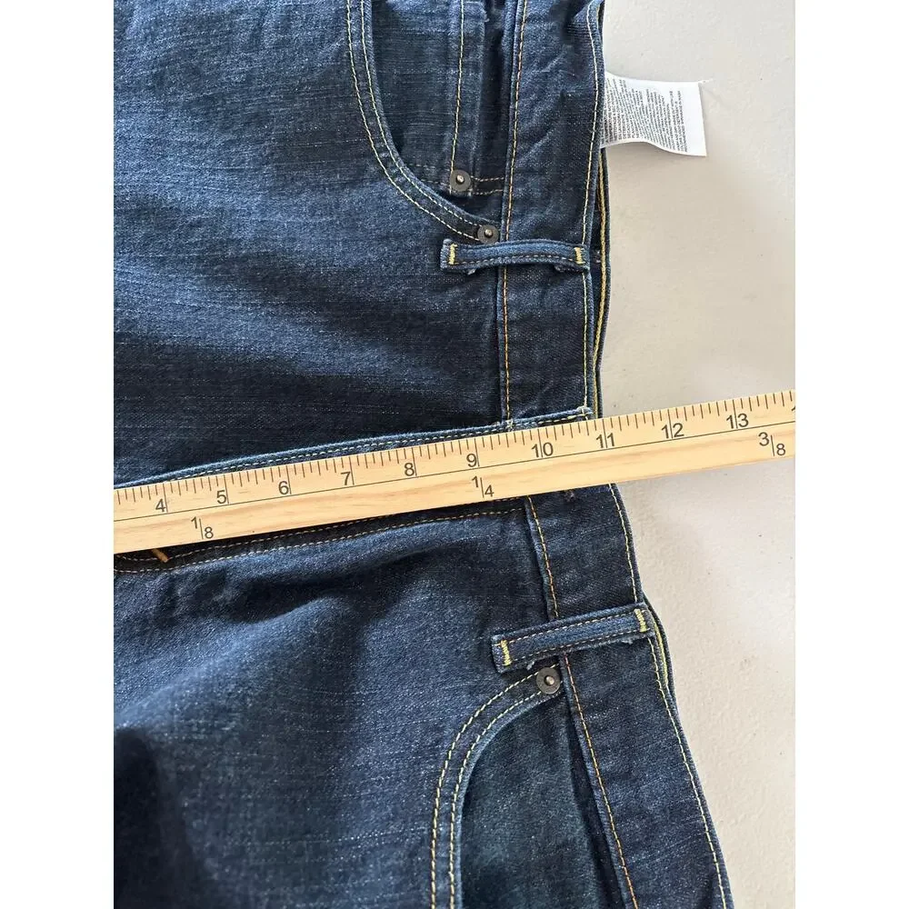 Levi's Strauss 541 Pants Denim Jeans Men's Size 38x32‎ Blue Dark Wash Mid Rise